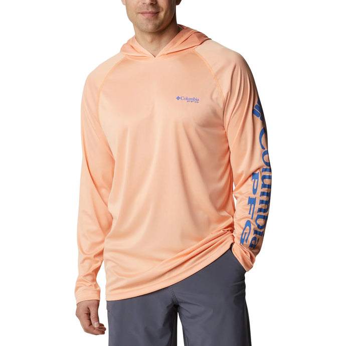 Columbia Mens PFG Terminal Tackle Heather Hooded Shirt