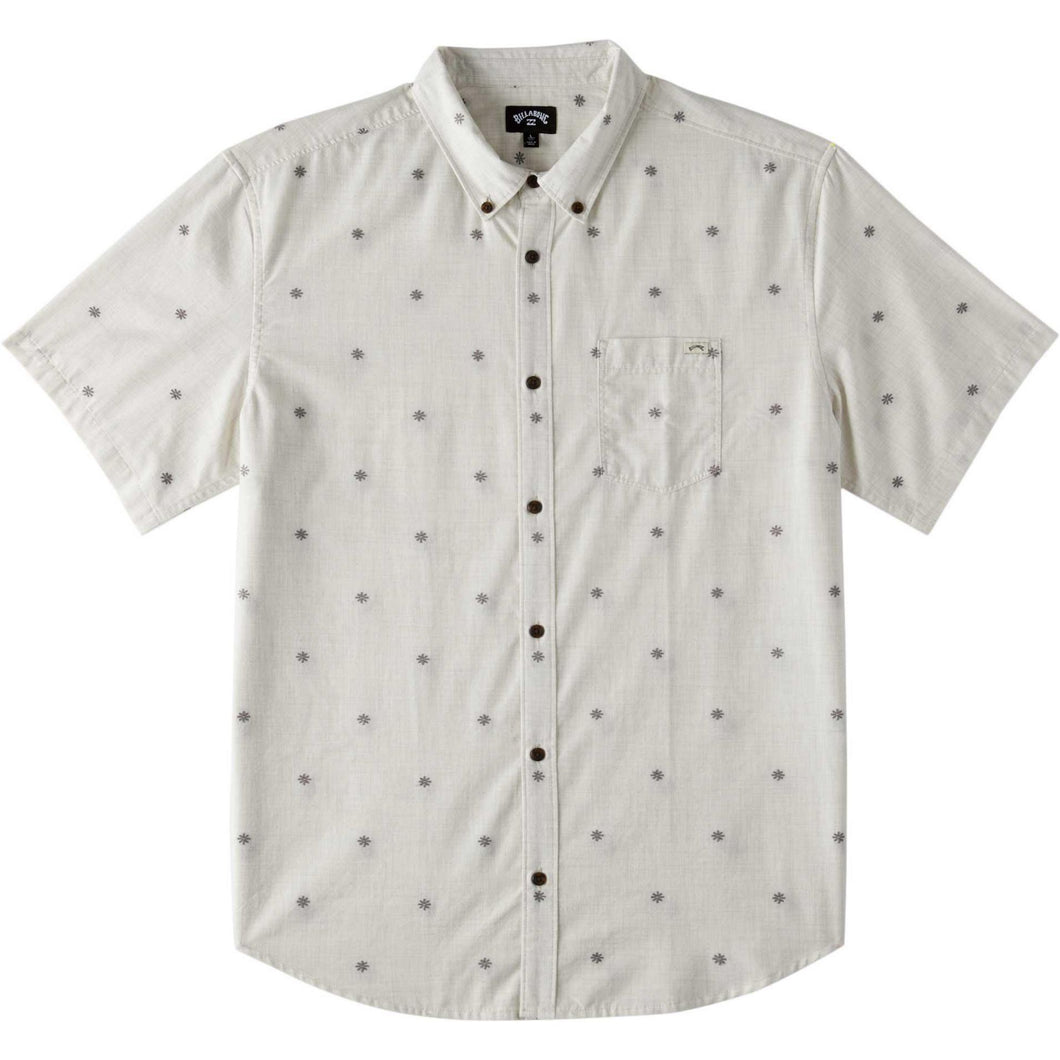 Billabong Mens All Day Jacquard Short Sleeve Shirt
